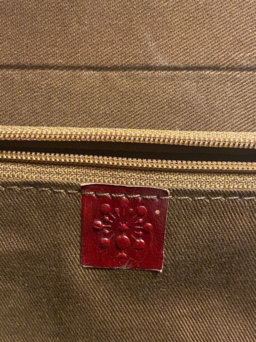 Sold Tooled Leather Clutch | Embossed Floral | Burgundy Multi | Genuine Leather - Picture 6 of 8